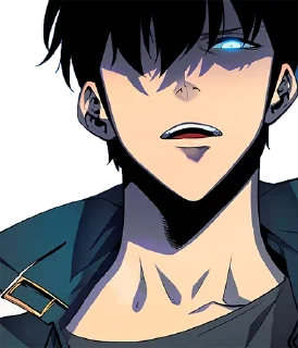 😬 emoji Solo Leveling Telegram sticker 14 of 72