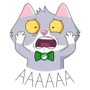 😱 emoji СберКот и друзья :: @stickroom Telegram sticker 19 of 44