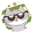 😎 emoji СберКот и друзья :: @stickroom Telegram sticker 14 of 44
