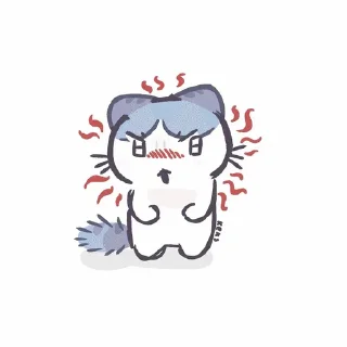 Sticker from Hachiware (@Listonok)