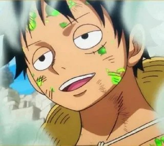 😍 emoji Monkey D Luffy Telegram sticker 18 of 120