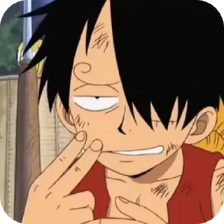 😎 emoji Monkey D. Luffy ➩ @Earth928B Telegram sticker 22 of 60
