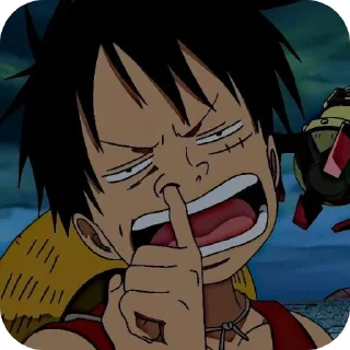 😫 emoji Monkey D. Luffy ➩ @Earth928B Telegram sticker 15 of 60