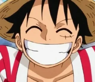 😁 emoji Monkey D Luffy Telegram sticker 19 of 120