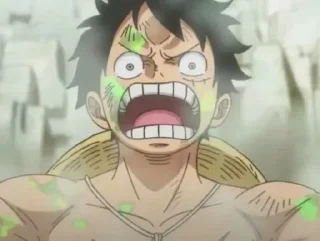 😤 emoji Monkey D Luffy Telegram sticker 17 of 120