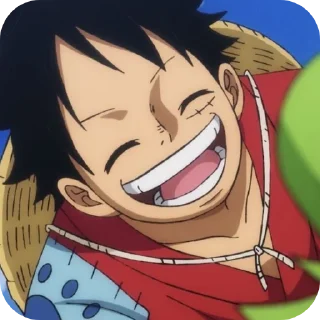 🤣 emoji Monkey D. Luffy ➩ @Earth928B Telegram sticker 9 of 60
