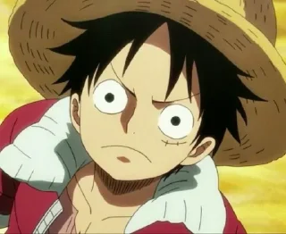 😠 emoji Monkey D Luffy Telegram sticker 20 of 120