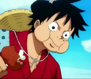 🧐 emoji Monkey D Luffy Telegram sticker 21 of 120