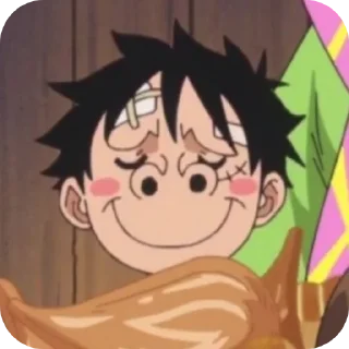 🤤 emoji Monkey D. Luffy ➩ @Earth928B Telegram sticker 17 of 60
