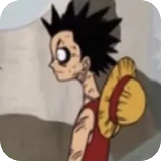 👿 emoji Monkey D. Luffy ➩ @Earth928B Telegram sticker 21 of 60