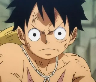 😠 emoji Monkey D Luffy Telegram sticker 16 of 120