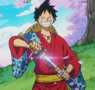 😁 emoji Monkey D Luffy Telegram sticker 24 of 120