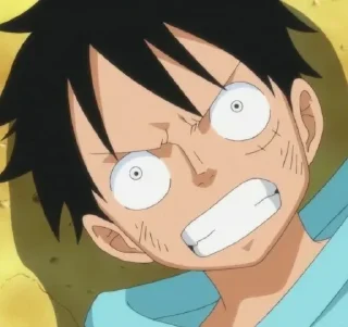 😡 emoji Monkey D Luffy Telegram sticker 8 of 120