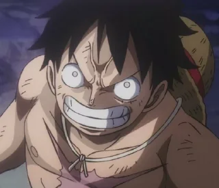 🤬 emoji Monkey D Luffy Telegram sticker 15 of 120