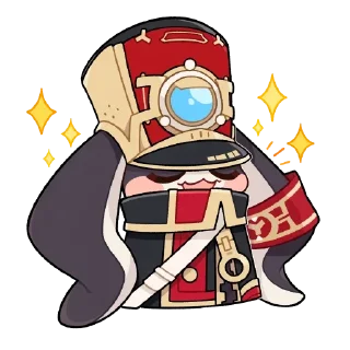 😎 emoji Honkai Stickers Telegram sticker 13 of 118