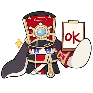 👌 emoji Honkai Stickers Telegram sticker 8 of 118