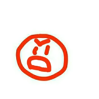 😠 emoji faces Telegram sticker 10 of 12