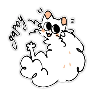 Sticker from Аниме кошки для настоящих мужчин