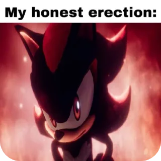 👄 emoji Shadow the hedgehog - @Qwez_i Telegram sticker 12 of 120