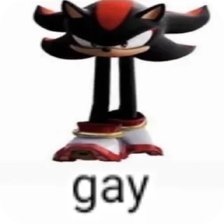 🔥 emoji Shadow the hedgehog - @Qwez_i Telegram sticker 19 of 120