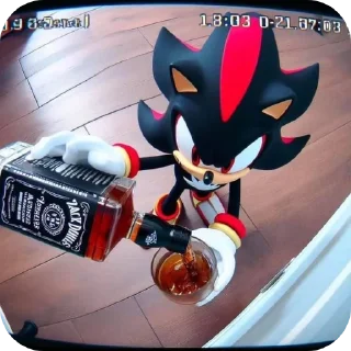 Sticker from Shadow the hedgehog - @Qwez_i