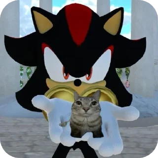 🐱 emoji Shadow the hedgehog - @Qwez_i Telegram sticker 21 of 120