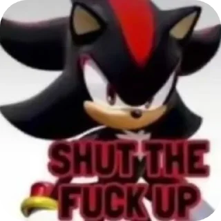 🤬 emoji Shadow the hedgehog - @Qwez_i Telegram sticker 22 of 120