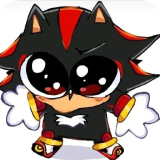 🐱 emoji Shadow the hedgehog - @Qwez_i Telegram sticker 23 of 120