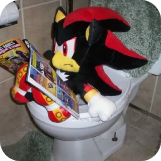 🚽 emoji Shadow the hedgehog - @Qwez_i Telegram sticker 15 of 120