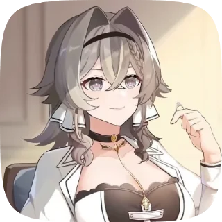 Sticker from Honkai (⁠ ⁠◜⁠‿⁠◝⁠ ⁠)⁠♡