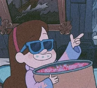 Sticker from gravity falls