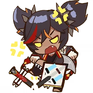 Sticker from Я люблю Синь Янь!!! 🎸🔥