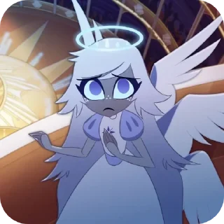 👄 emoji БОЛЬШЕ ⇨ @CLOOBHUB ЭМИЛИ ОТЕЛЬ ХАЗБИН EMILY HAZBIN Telegram sticker 7 of 27