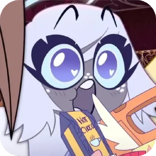 👓 emoji БОЛЬШЕ ⇨ @CLOOBHUB ЭМИЛИ ОТЕЛЬ ХАЗБИН EMILY HAZBIN Telegram sticker 23 of 27