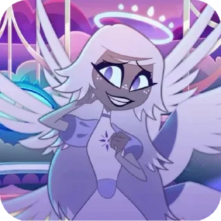 👍 emoji БОЛЬШЕ ⇨ @CLOOBHUB ЭМИЛИ ОТЕЛЬ ХАЗБИН EMILY HAZBIN Telegram sticker 15 of 27