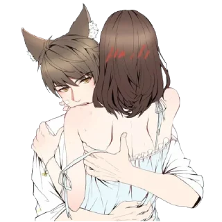Sticker from Обнимашки~ @stikers_animeLove