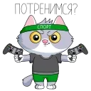💪 emoji СберКот и его Вселенная :: @stickroom Telegram sticker 15 of 50