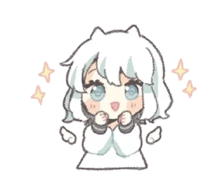 🥛 emoji ૮ᜊ ₊  ° ангелочек .. 
  ૮꒰@CUTE_stickers_emoji꒱ა Telegram sticker 11 of 39