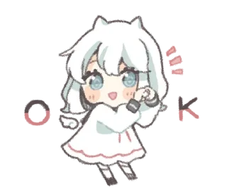 🥛 emoji ૮ᜊ ₊  ° ангелочек .. 
  ૮꒰@CUTE_stickers_emoji꒱ა Telegram sticker 22 of 39