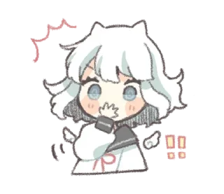 🥛 emoji ૮ᜊ ₊  ° ангелочек .. 
  ૮꒰@CUTE_stickers_emoji꒱ა Telegram sticker 13 of 39