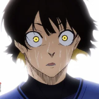 😳 emoji Бачира Мегуру/Синяя тюрьма Telegram sticker 5 of 60