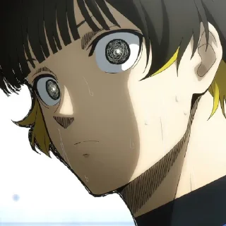 😳 emoji Бачира Мегуру/Синяя тюрьма Telegram sticker 6 of 60