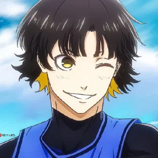 😉 emoji Бачира Мегуру/Синяя тюрьма Telegram sticker 22 of 60
