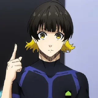 👆 emoji Бачира Мегуру/Синяя тюрьма Telegram sticker 14 of 60