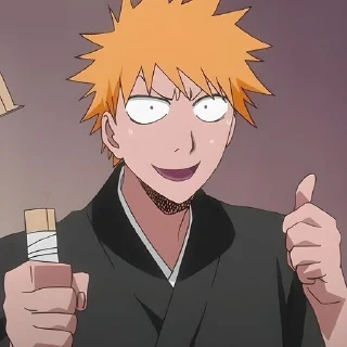 👍 emoji Ichigo XD Author-@JoJoValentine Telegram sticker 22 of 25