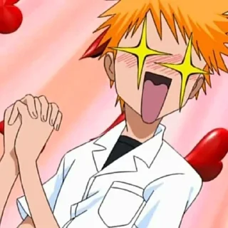 🥰 emoji Ichigo XD Author-@JoJoValentine Telegram sticker 20 of 25