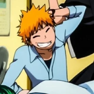 😆 emoji Ichigo XD Author-@JoJoValentine Telegram sticker 10 of 25