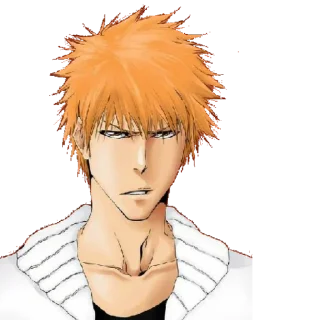 😒 emoji Ichigo Kurosaki By Shewlan Telegram sticker 13 of 37