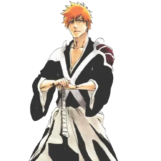 😕 emoji Ichigo Kurosaki By Shewlan Telegram sticker 19 of 37