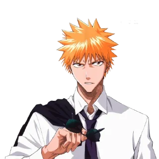 😠 emoji Ichigo Kurosaki By Shewlan Telegram sticker 14 of 37